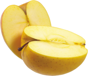 Cut apple PNG-12494